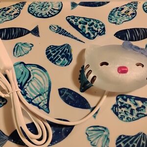 Cute Cat Light - Blue and White